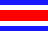 La bandera costaricense