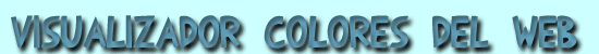 Los colores del Web