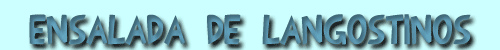Ensalada de langostinos