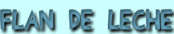 flan de leche