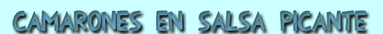 camarones en salsa picante