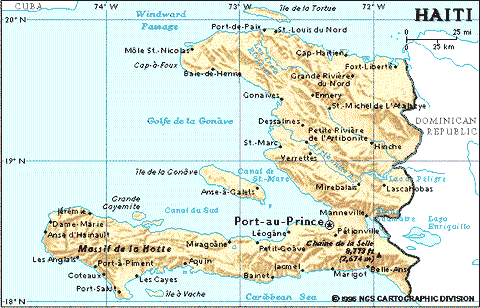 Mapa de Haiti