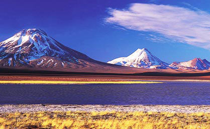 Desierto de Atacama al norte de chile