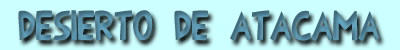 Desierto de Atacama