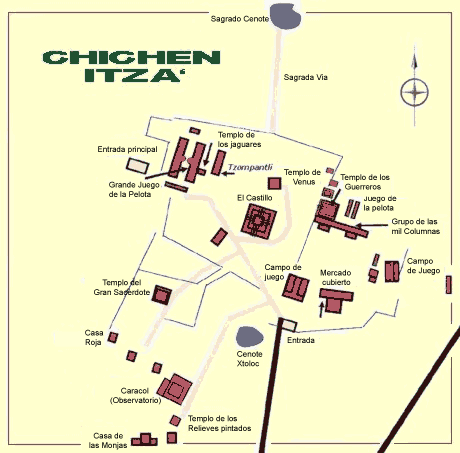 Planta de Chichen Itzá