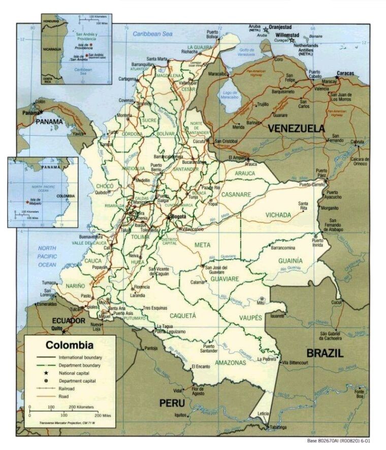 Mapa de Colombia