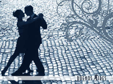 Ballerini di tango a Buenos Aires