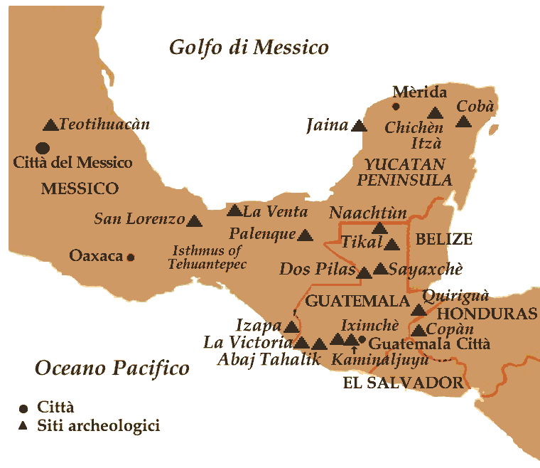 mapa maya