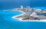 Vista aérea de Cancún